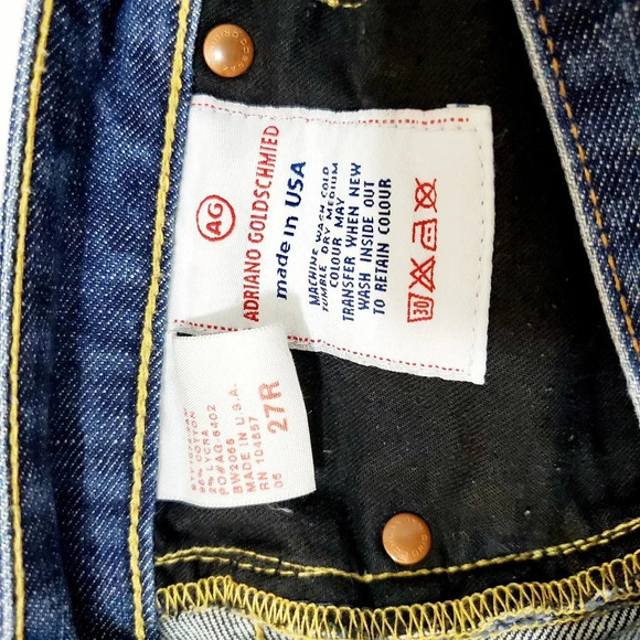 Adriano Goldschmied The Club jeans.Size 27R - Picture 6 of 6